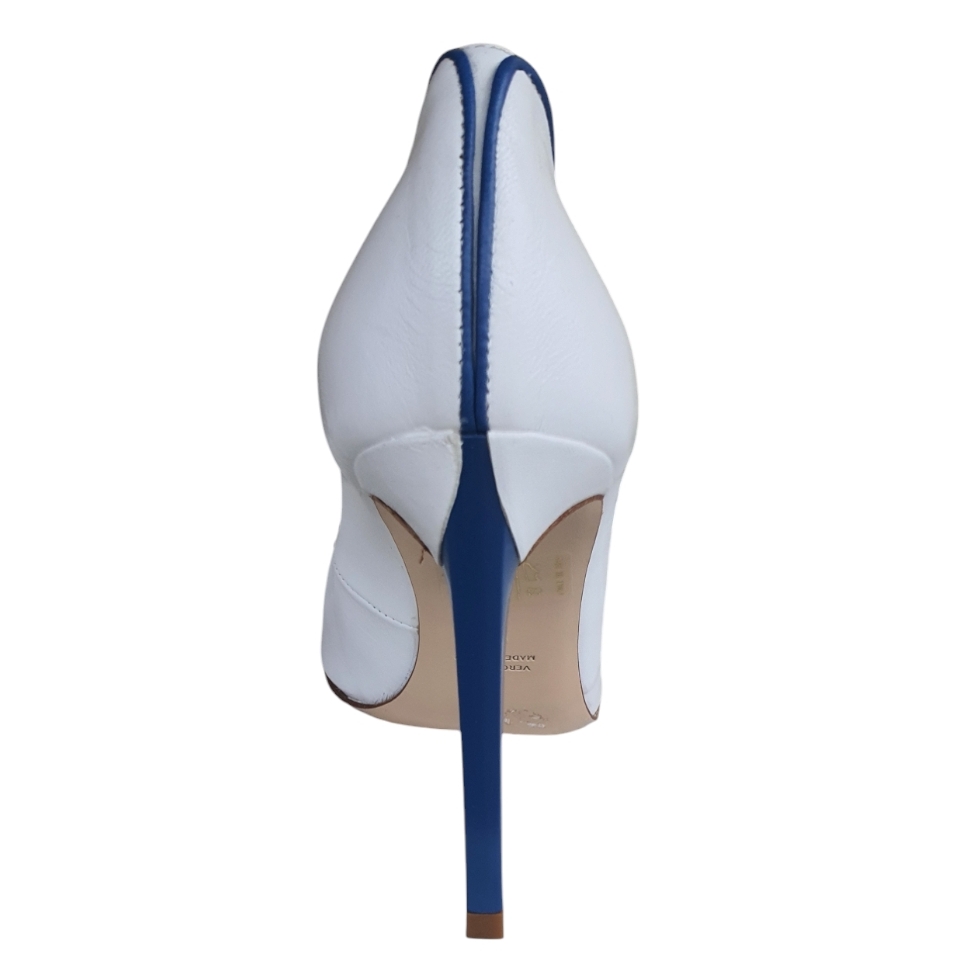 9018 Nappa bianco blu